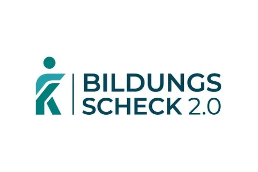 Zu sehen ist das Projektlogo des Förderprogramms Bildungsscheck